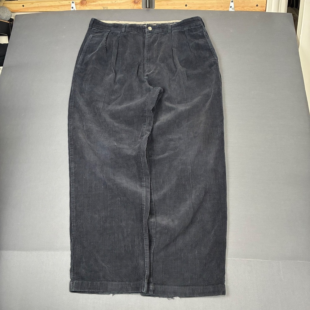 Polo Ralph Lauren Cords Men's Navy Blue Corduroy Pants Size 36x30
